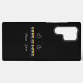 Coque Samsung Galaxy Love is Love Rainbow LGBTQ (Verso Horizontal)