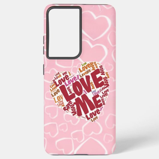 Coque Samsung Galaxy Love Me - Téléphone (Verso)