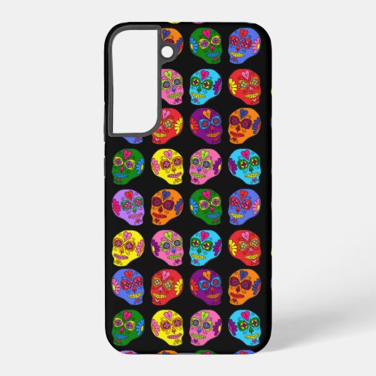 Coque Samsung Galaxy Lucha Libre Sugar Skull (Verso)