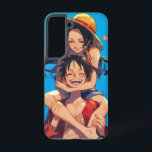 Coque Samsung Galaxy Luffy & Boa Hancock Valentine Phone Case<br><div class="desc">Celebrate love anime-style with this romantic phone case for Samsung Galaxy S22 inspired by Monkey D. Luffy and Boa Hancock from One Piece. Featuring a charming design perfect for Valentine’s Day, this case captures the playful bond between the fearless pirate captain and the Pirate Empress. Stylish, durable, and eye-catching, it’s...</div>
