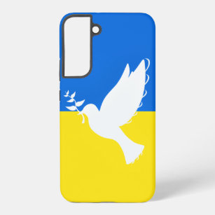 Coque Samsung Galaxy L'Ukraine drapeau de la colombe de la paix