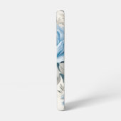 Coque Samsung Galaxy Lumière Artistique Pastel Roses Bleus (Côté gauche)