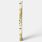 Coque Samsung Galaxy Lumière transparente avec étoiles or (Côté gauche)