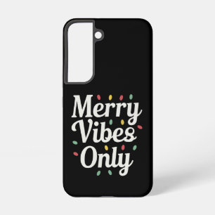 Coque Samsung Galaxy Lumières de Noël de la famille assorties Vibes joy