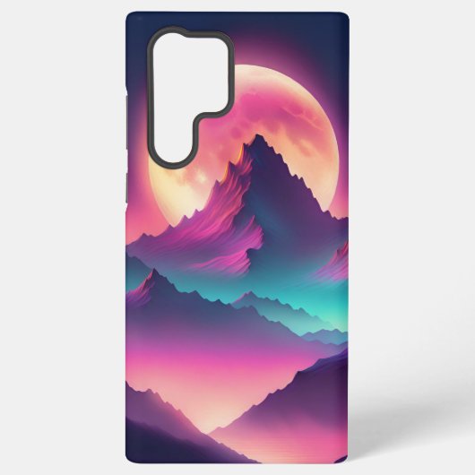Coque Samsung Galaxy lune se levant (Verso)