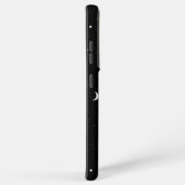 Coque Samsung Galaxy Lunes et étoiles noires et blanches (Côté droit)