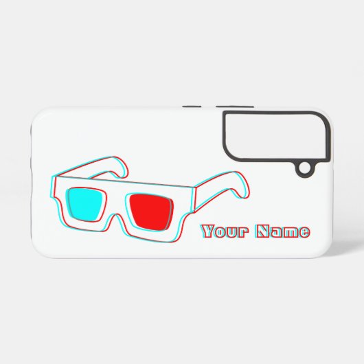 Coque Samsung Galaxy Lunettes 3D - (Verso Horizontal)