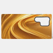 Coque Samsung Galaxy Luxury Gold Wave Phone Case (Verso Horizontal)