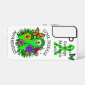 Coque Samsung Galaxy Lyme Disease Awareness Ribbon (Verso Horizontal)