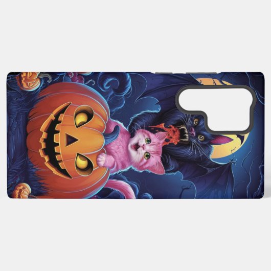 Coque Samsung Galaxy Ma mignonne cétée avec la chauve-souris Vampire en (Verso Horizontal)