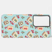 Coque Samsung Galaxy Mahjong Dragons Téléphone (Côté gauche)