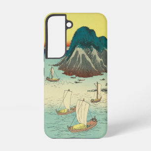 Coque Samsung Galaxy Maisaka, Japon : Estampe japonaise vintage sur boi