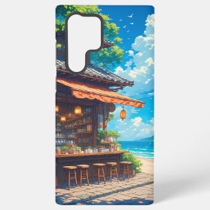 Coque Samsung Galaxy Maison de thé Lanterne au bord de la mer