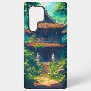 Coque Samsung Galaxy Maison thaïlandaise ensoleillée dans une jungle lu