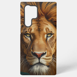 Coque Samsung Galaxy Majestic Lion Phone Case Powerful Wildlife Art Cov