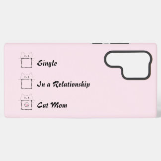 Coque Samsung Galaxy Maman Chat Chat Mignon Rose