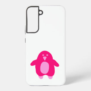 Coque Samsung Galaxy Manchot de dessin animé rose