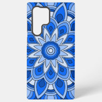 Mandala en bleu