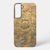 Coque Samsung Galaxy Mandala en relief personnalisé | Cadeau bohème élé (Verso)