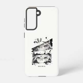 Coque Samsung Galaxy Manga Is My Life Anime Eyes Glitch Art