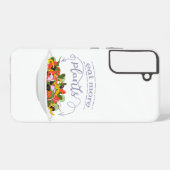 Coque Samsung Galaxy Mangez plus de plantes frais motivation salade let (Verso Horizontal)