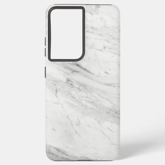 Coque Samsung Galaxy Marbre blanc (Verso)