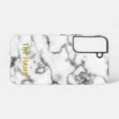 COQUE SAMSUNG GALAXY MARBRE BLANC - (Verso Horizontal)