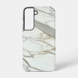 Coque Samsung Galaxy Marbre blanc granit luxe texture naturelle
