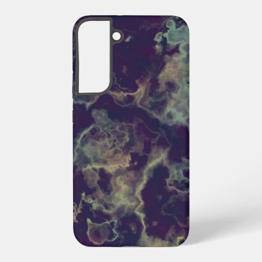 Coque Samsung Galaxy Marbre bleu et violet (Verso)