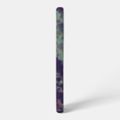 Coque Samsung Galaxy Marbre bleu et violet (Côté gauche)