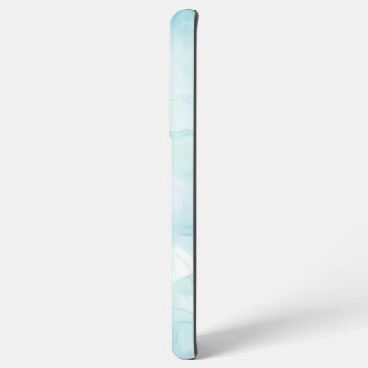 Coque Samsung Galaxy Marbre moderne bleu clair (Côté gauche)