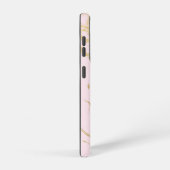 Coque Samsung Galaxy Marbre or esthétique rose pâle (Côté droit)