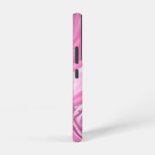 Coque Samsung Galaxy Marbre rose et blanc Faux (Côté droit)