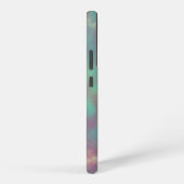 Coque Samsung Galaxy Marbre turquoise et rose (Côté droit)