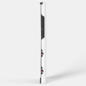 Coque Samsung Galaxy Marching Band Drummer Cat Navy Blue and Red (Côté droit)