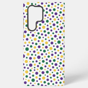 Coque Samsung Galaxy Mardi Gras coloré à pois