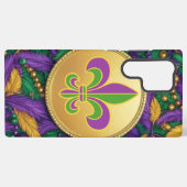 Coque Samsung Galaxy Mardi Gras Fleur de lis (Verso Horizontal)