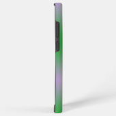 Coque Samsung Galaxy Mardi Gras Jaune, Violet, Vert (Côté droit)