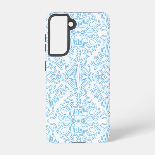 Coque Samsung Galaxy Marée Azur Céleste (Verso)