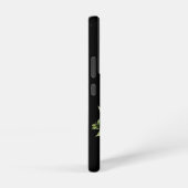 Coque Samsung Galaxy Marguerites et Eucalyptus sur Noir (Côté droit)