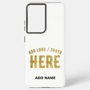 COQUE SAMSUNG GALAXY MARQUE BLANCHE MODERNE ET PERSONNALISABLE VÉRIFIÉE