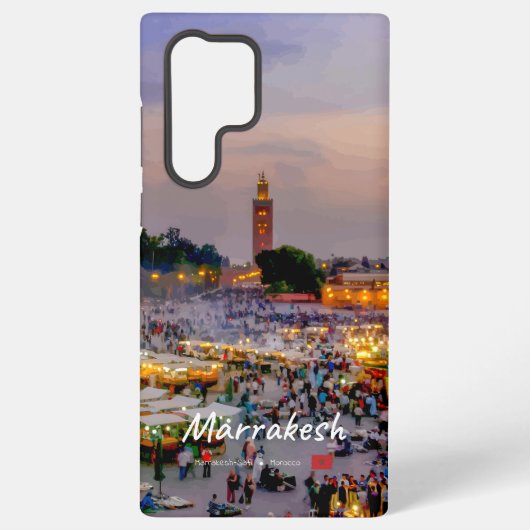 Coque Samsung Galaxy Marrakech, Maroc - Place Jemaa el Fnaa (Verso)