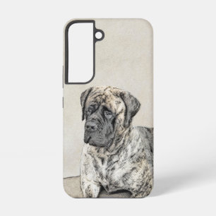 Coque Samsung Galaxy Mastiff anglais (Brindle) Peinture - Chien Art