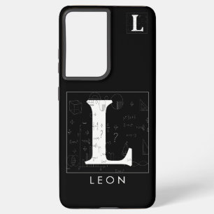 Coque Samsung Galaxy Math Monogramme - Lettre L
