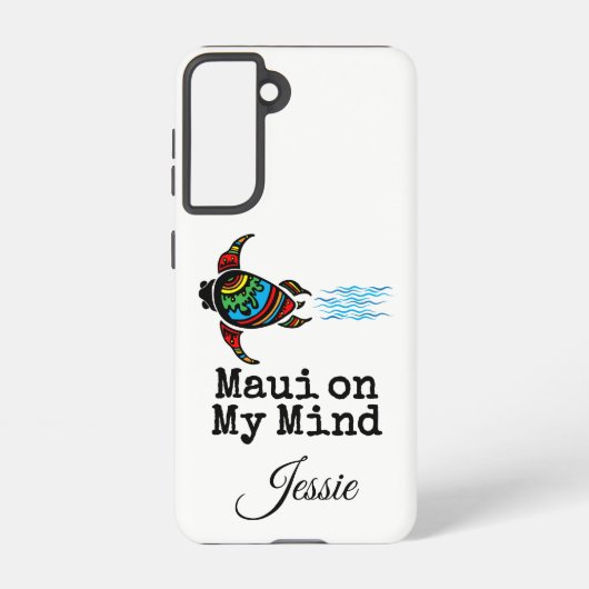 Coque Samsung Galaxy Maui sur My Mind Sea Turtle (Verso)