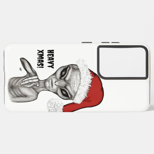 Coque Samsung Galaxy Mauvais Alien, Lourds Noël ! (Côté gauche)