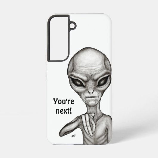 Coque Samsung Galaxy Mauvais Alien, Tu es le prochain ! (Verso)