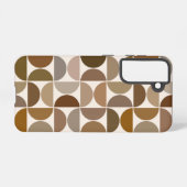 Coque Samsung Galaxy MCM Semi-cycles Browns+Cream Big Motif (Verso Horizontal)