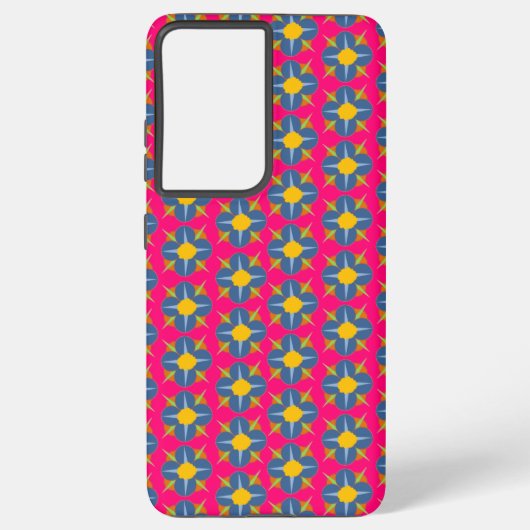 Coque Samsung Galaxy Médaillons Floraux (Verso)