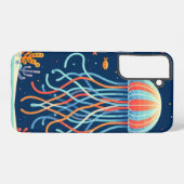 Coque Samsung Galaxy méduse marine/plage/côtière (Verso Horizontal)